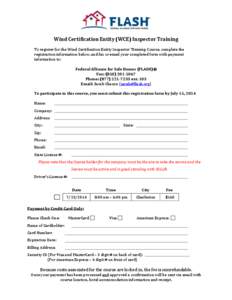 Blueprint for Safety Registration Form