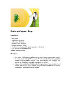 Microsoft Word - Butternut Squash Soup.doc