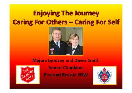 Majors Lyndsay and Dawn Smith Senior Chaplains Fire and Rescue NSW CISM