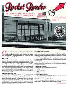 South Milwaukee High School March 2012 Volume 6 Issue 4