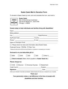 Please print this form, fill out, and mail to: