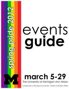 Spectrum Center / University of Michigan / Jim Toy / Queer studies / Gender / LGBT / Sexual orientation
