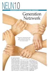 Abschlussprojekt des 19. Österreichischen Journalisten-Kollegs · JahrgangGeneration Netzwerk  K