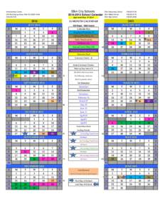 Elkin City Schools  Administrative Center[removed]School Calendar
