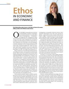 Finance  Ethos in economic and finance