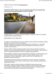 Cinq morts au volant en moins de sept jours  1 sur 2 http://www.tdg.ch/print/node