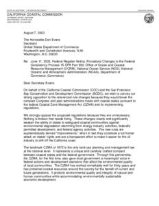 National Ocean Service / National Oceanic and Atmospheric Administration / California Coastal Commission / Rulemaking / Law / Government / Nonpoint source water pollution regulations in the United States / Environment / Coastal Zone Management Act / United States Environmental Protection Agency