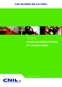 GUIDE POUR LES EMPLOYEURS ET LES SALARIÉS Édition 2010