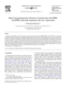 Molecular Phylogenetics and Evolution[removed]–20 www.elsevier.com/locate/ympev