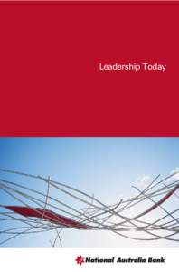 Leadership Today  Leadership at National Australia Bank (NAB)  Leadership is