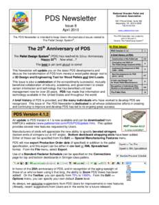 National Wooden Pallet and Container Association PDS Newsletter[removed]Prince Street, Suite 340