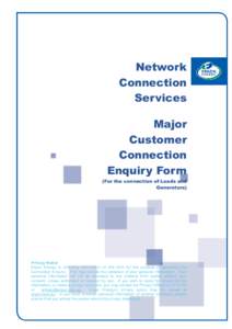 Network Connection Services Major Customer Connection