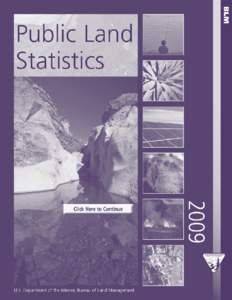 PUBLIC LAND  STATISTICS 2009