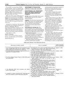 Federal Perkins Loan, Federal Work-Study, and Federal Supplemental Educational Opportunity Grant Programs; Notice of the[removed]award year deadline dates for the campus-based programs, CFDA Nos[removed], 84.033, and 84