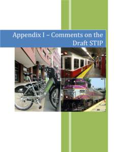 Appendix I – Comments on the Draft STIP Affiliation  Name