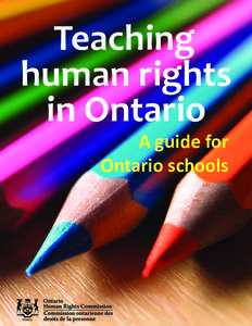 Teaching Human Rights in Ontario—A Guide for Ontario Schools