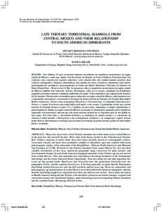 Pliocene / Pleistocene extinctions / Hemphillian / Canis ferox / Megalonyx / Blancan / Ground sloth / Great American Interchange / North American Land Mammal Age / Cenozoic / Phanerozoic / Geologic time scale