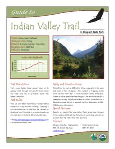 Guide to  Indian Valley Trail in Chugach State Park