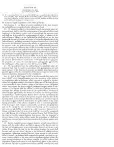 CHAPTER 95 HOUSE BILL No[removed]Amended by Chapter 150) AN ACT concerning docket fees; creating the judicial branch nonjudicial salary adjustment fund; amending K.S.A. 20-1a04, [removed]and 23-108a and K.S.A[removed]Supp. 8-