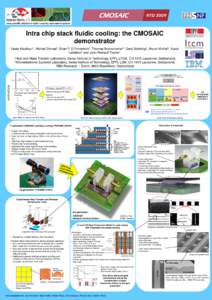 CMOSAIC  RTD 2009 Intra chip stack fluidic cooling: the CMOSAIC demonstrator