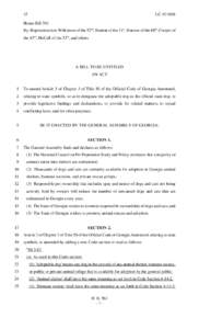 15  LCHouse Bill 561 By: Representatives Wilkinson of the 52nd, Benton of the 31st, Henson of the 86th, Cooper of