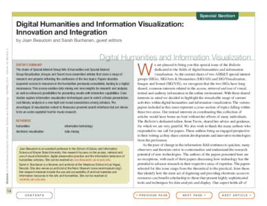 Computer graphics / Scientific modeling / Knowledge / Library science / Digital humanities / Visualization / Information visualization / Library and information science / Humanities / Science / Infographics / Computational science