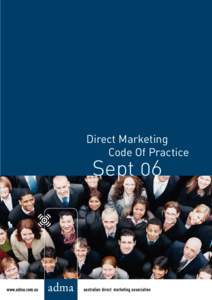 Direct Marketing Code Of Practice Sept 06  t