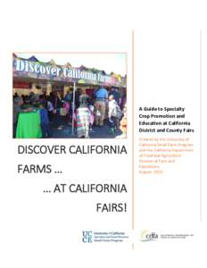 Discover California Farms …                  		            … at California Fairs!