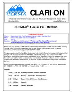 Microsoft Word - oct 04 CLARION final.doc