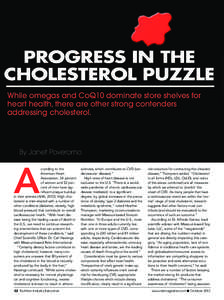 Steroids / Sterols / Statin / Cholesterol / Phytosterol / Low-density lipoprotein / HMG-CoA reductase / Hypercholesterolemia / Soy protein / Food and drink / Medicine / Chemistry