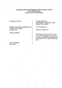 Superfund / Environment / Federal On Scene Coordinator / Government / Earth / United States Environmental Protection Agency / Hazardous waste / 96th United States Congress