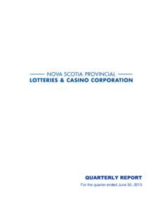 Atlantic Lottery Corporation / Interprovincial Lottery Corporation / Lotto 6/49 / Nova Scotia / Nova Scotia Gaming Corporation / Lotteries by country / Economy of Canada / Canada / Lottery