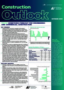 OCTOBER[removed]TOUGH CONDITIONS FORECAST FOR ENGINEERING AND COMMERCIAL CONSTRUCTION 	 Australia’s leading construction companies are forecasting a continuation of tough operating conditions with a contraction in