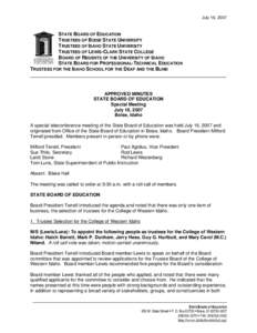 Guy G. Hurlbutt / Lewis–Clark State College / Tom Luna / Robert E. Smylie / Dennis Griffin / Idaho / Vocational education / College of Western Idaho