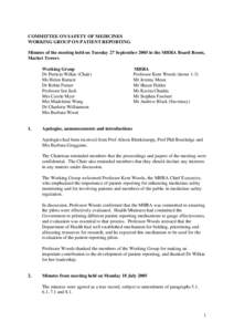Microsoft Word - Minutes - PRWG September 2005.doc