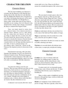 Thief / Elves in fantasy fiction and games / Ranger / Rifts / Warrior / Paladin / Darkness Falls: The Crusade / Dungeons & Dragons gameplay / Games / Character classes / Elf