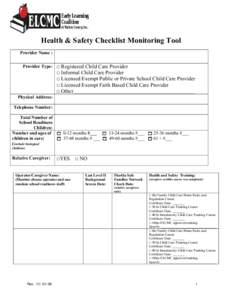 Microsoft Word - Health-Safety Monitoring Tool for CDS _11 21 08_.doc