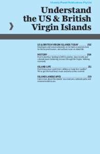 ©Lonely Planet Publications Pty Ltd  Understand the US & British Virgin Islands US & BRITISH VIRGIN ISLANDS TODAY