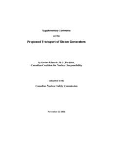 Radioactive waste / Energy conversion / Nuclear accidents / Canadian Nuclear Safety Commission / Plutonium / Radioactive contamination / Nuclear power plant / Nuclear safety / Nuclear power / Energy / Nuclear technology / Nuclear physics