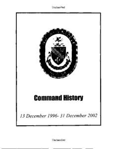 Unclassified  Command History 13 December[removed]December[removed]Unclassified