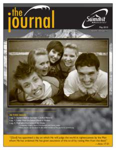 the  journal May 2010 Volume 10 Issue #5