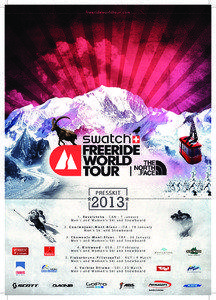 MEDIA KIT  FREERIDE WORLD TOUR 2013