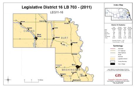 Legislative District 16 LB[removed]Index Map LEG11-16
