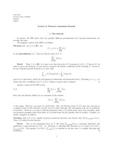 Amos Ron Lectures Notes, Math887 24apr03