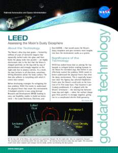 Lunar science / Exploration of the Moon / Lunar soil / Soil / Apollo program / Colonization of the Moon / Apollo 17 / Plasma / Spaceflight / Moon / Space