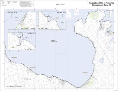 Regulation Plan of Fisheries Management Zone 14 - Sheet 15 of 17