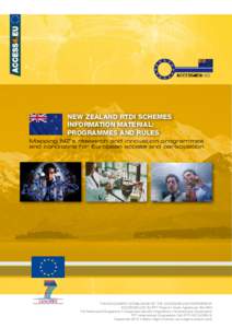 Internet in New Zealand / Framework Programmes for Research and Technological Development / Foundation for Research /  Science and Technology / Ministry of Research /  Science and Technology / Oceania / Royal Society of New Zealand / European Union / Interreg / Europe / New Zealand / New Zealand media / .nz