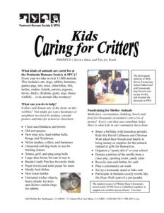 Microsoft Word - Kids Caring for Critters current