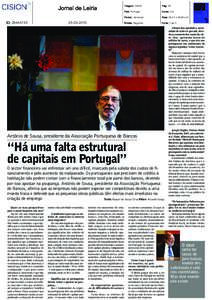 Jornal de Leiria ID: 2010  Tiragem: 15000