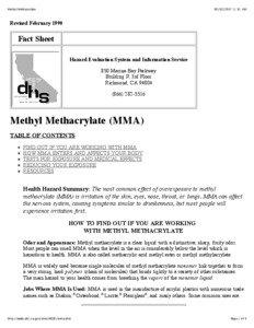 Methyl Methacrylate[removed]:01 AM